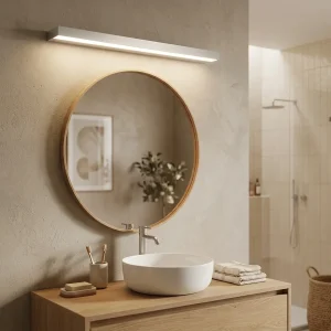 CLARILINE – Linear LED Sconce for Enhanced Mirror Illumination