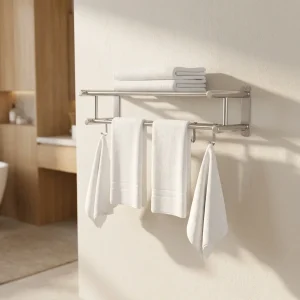 BATHLOFT – Space-Saving Towel Rack for Organized Bathrooms