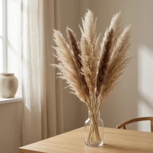 PLUMETABLE – Dried Pampas Grass Bouquet for Elegant Table Styling
