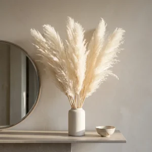 PLUMENEST – Pampas Grass Stems for Cozy Decorative Character