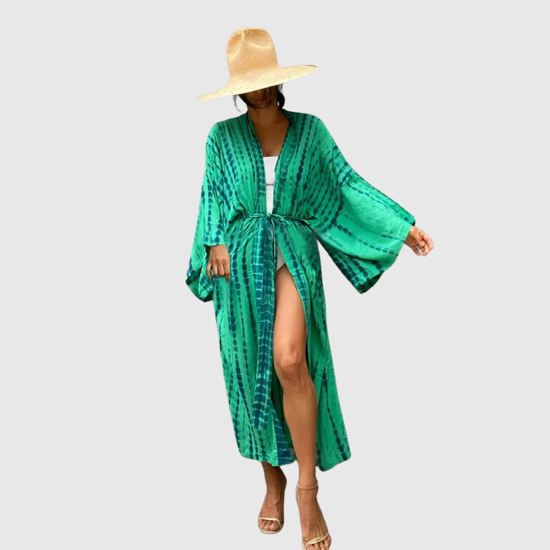 OCEANVEIL – Tie Dye Beach Cover Up Kimono