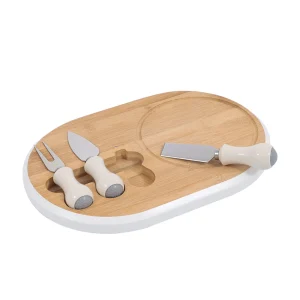 SET CORTADOR DE QUESO EN BAMBÚ MARCA UNIVERSAL
