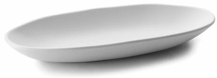 Fuente rectangular melamina serie White de Lacor - Imagen 2