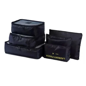 Juego de bolsas organizadoras de viaje 6 piezas impermeable para maleta