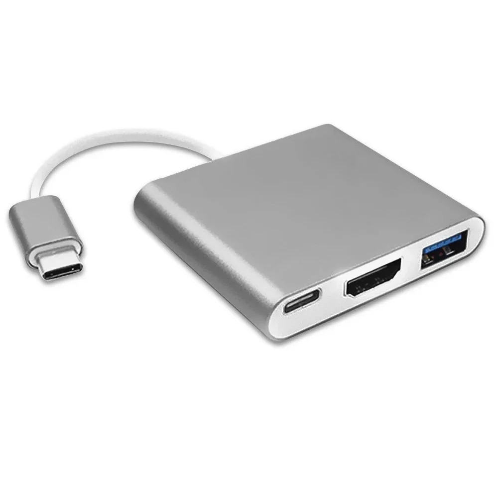 Cable convertidor de tipo C a USB HDMI y tipo C - Imagen 2