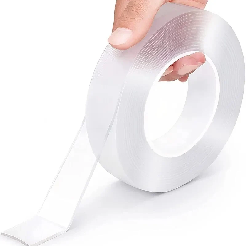 Cinta gel doble cara lavable reutilizable 5 metros - Imagen 2