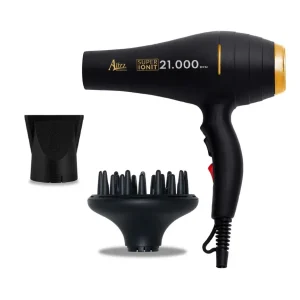 Secador profesional Super Ionit 21000 Alizz original Black Midnight