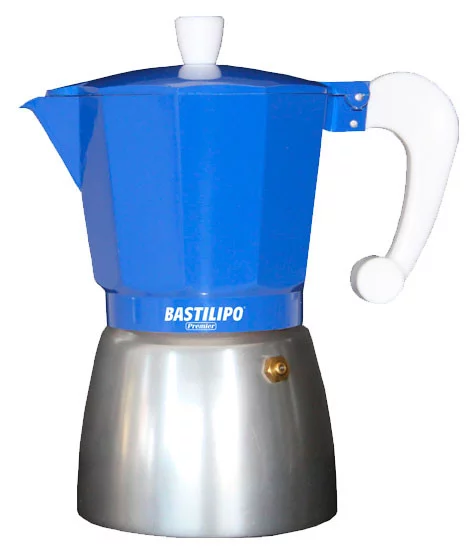 Cafetera express AZUL 9 tazas de Bastilipo