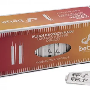 Pack estuche 1000 palillos 2 puntas de Betik (30 pzas)