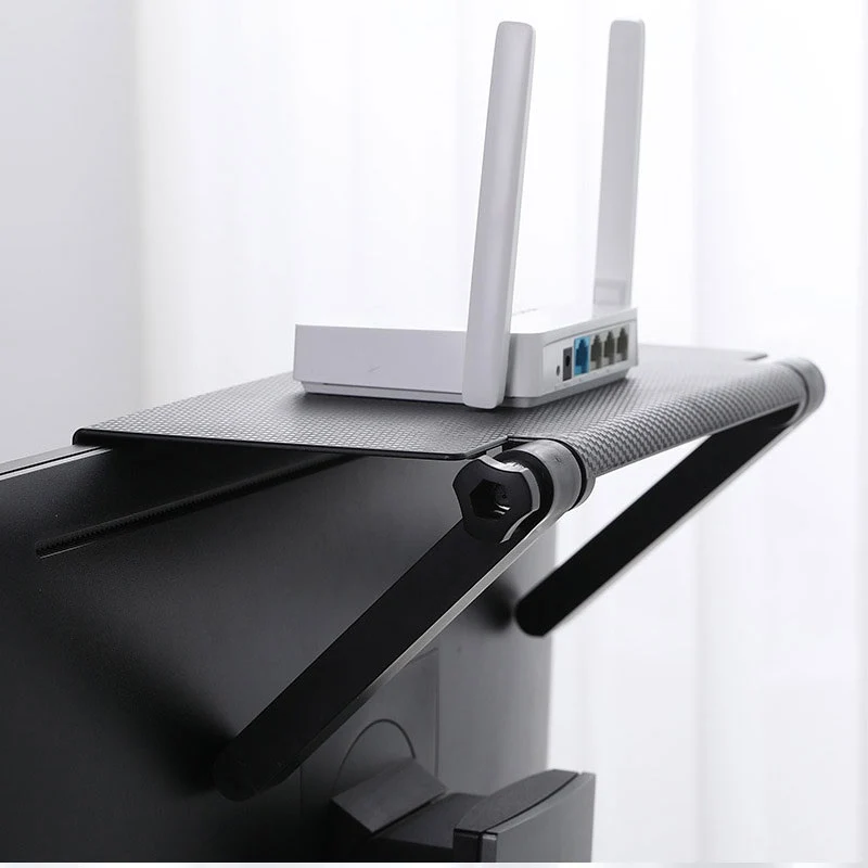 Soporte repisa plegable ajustable para decodificador de televisor - Imagen 3
