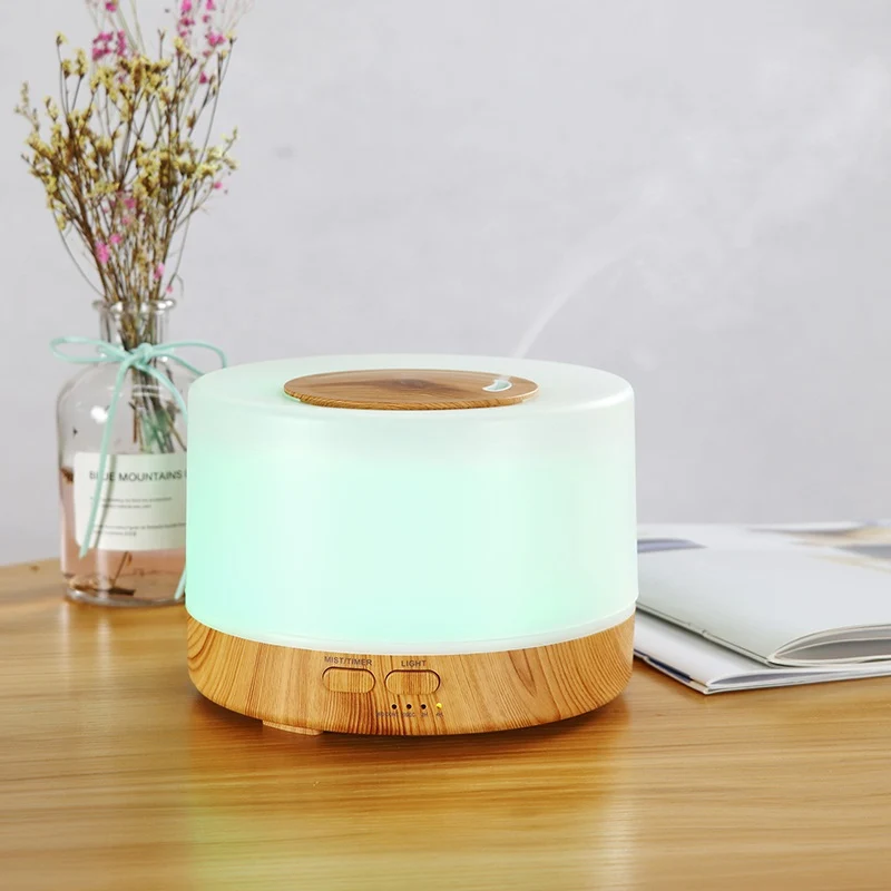 Humidificador difusor de aire con luces led control remoto y esencia - Imagen 3