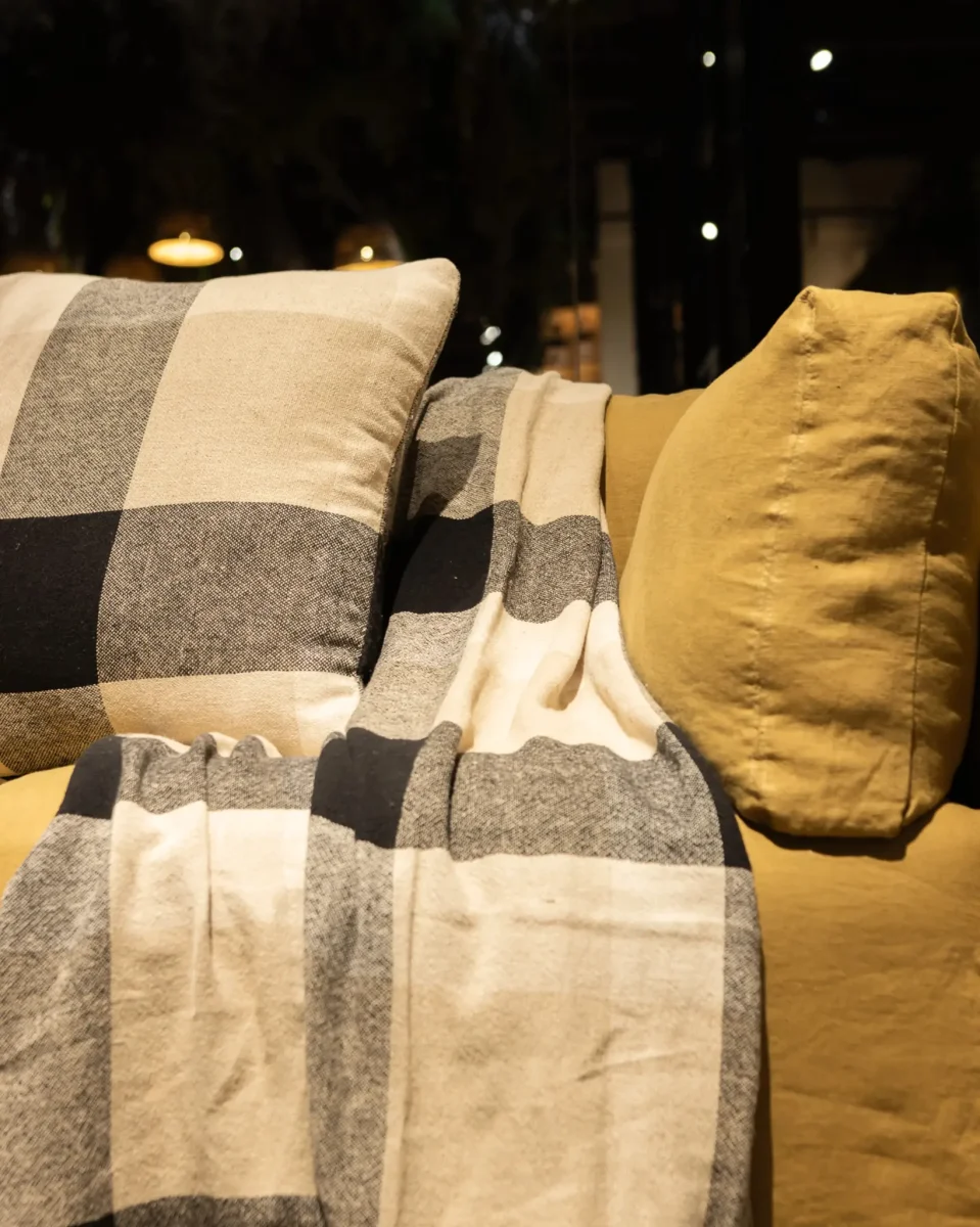 Plaid LALOI en lino 170 x 130 cm - Imagen 3
