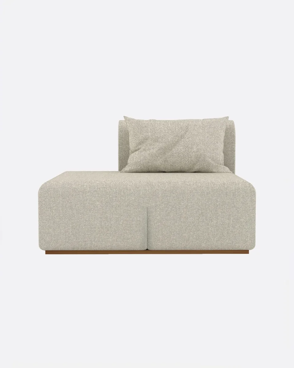 Chaise longue derecha NORA 113 x 100 x 71 cm - Imagen 2