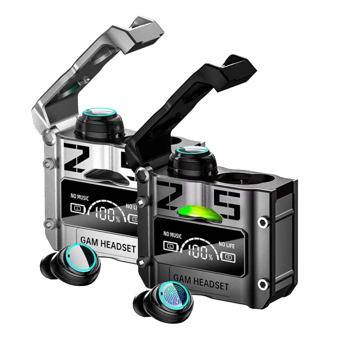 Audífonos Gamer M25 inalambricos bluetooth con Powerbank - Imagen 4