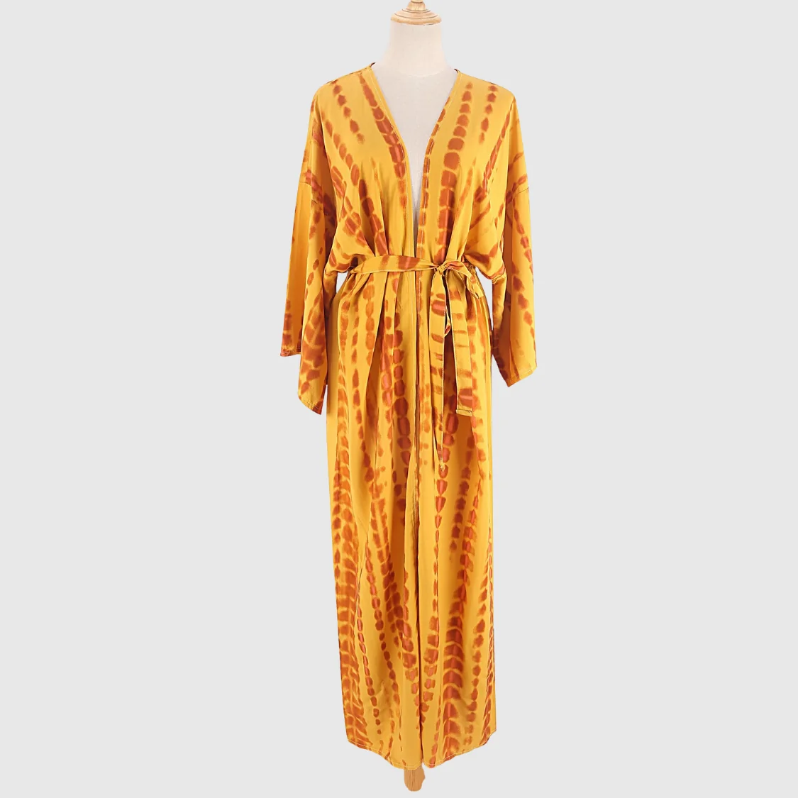 OCEANVEIL – Tie Dye Beach Cover Up Kimono - Imagen 6