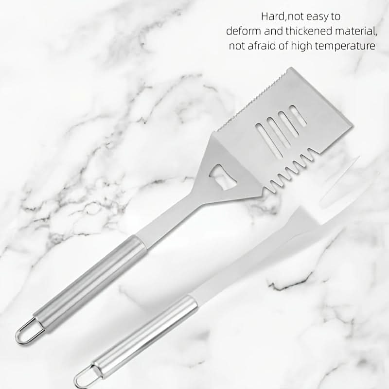 GRILLMASTER – Stainless Steel BBQ Tool Set with Carry Case - Imagen 5