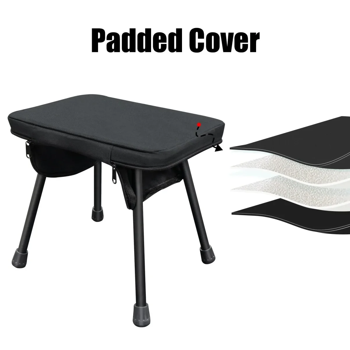 TACTITABLE – Portable Folding Camping Stool Table - Imagen 6