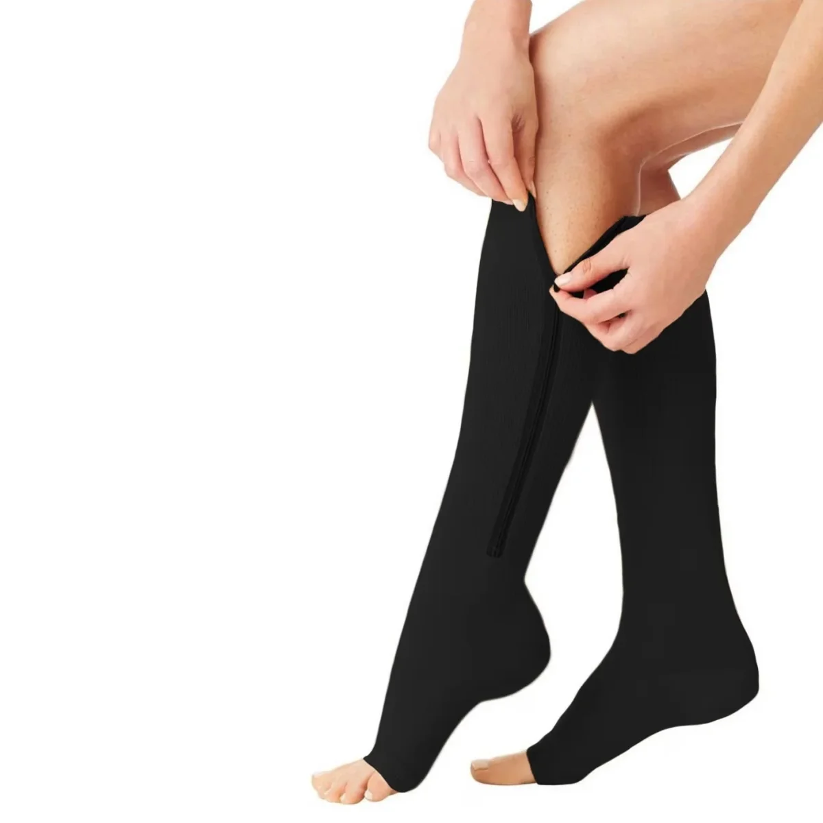 Medias de compresión calcetines anti-varices con cierre - Imagen 6