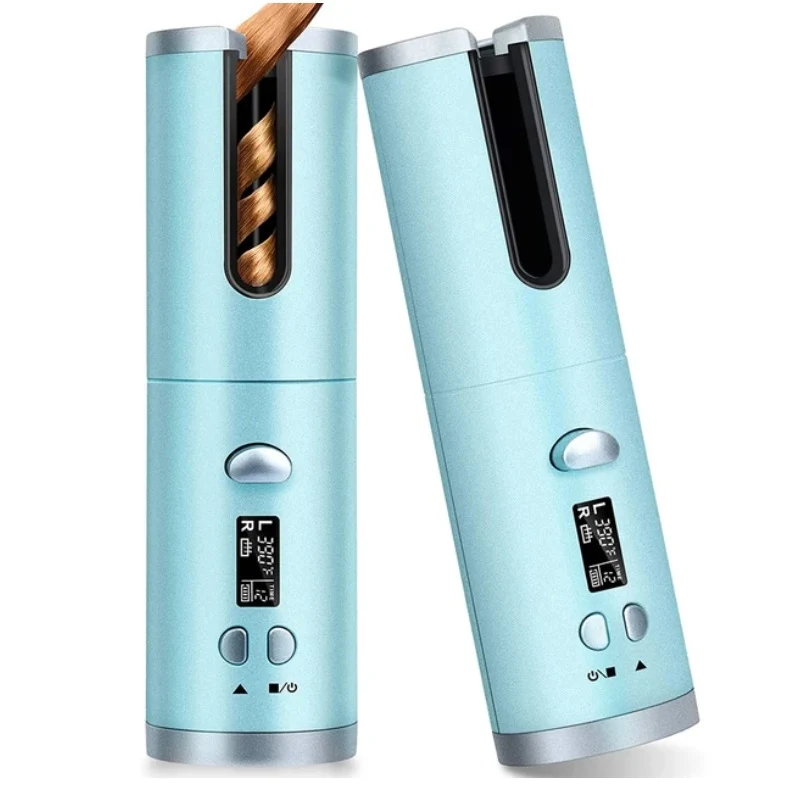 Rizador de cabello automático inalámbrico recargable LED - Imagen 6