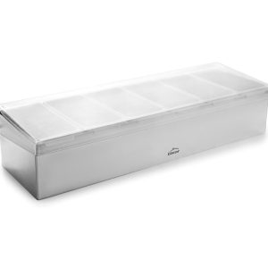 LACOR contenedor de condimentos inoxidable 6 x 450 ml 61146