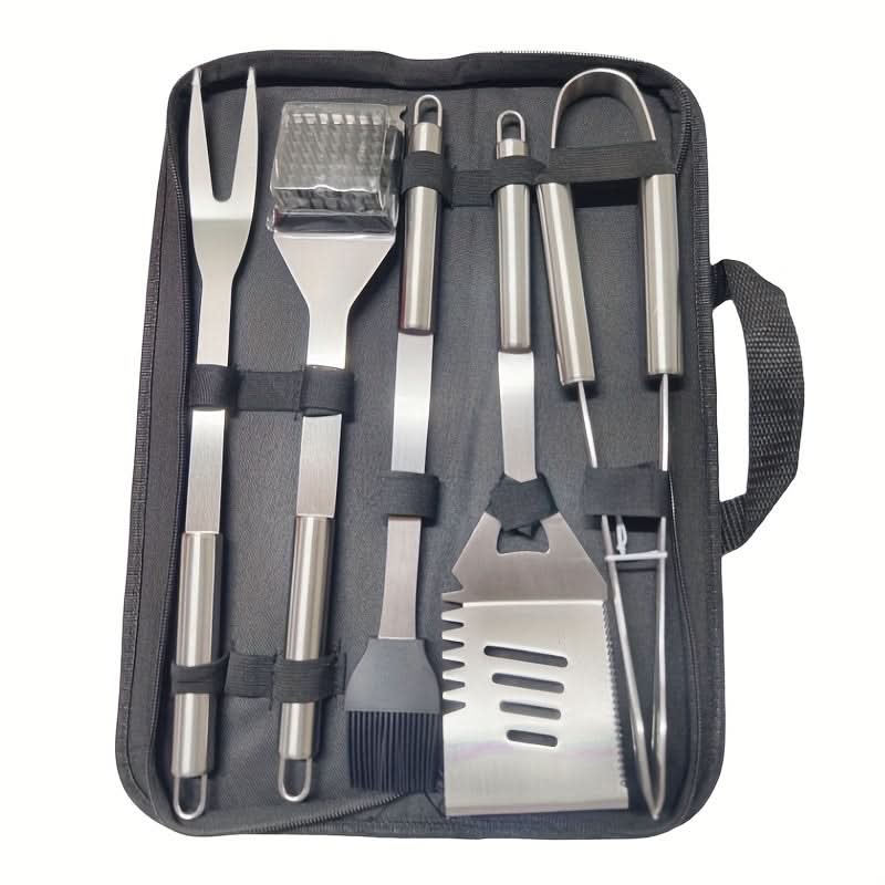 GRILLMASTER – Stainless Steel BBQ Tool Set with Carry Case - Imagen 3