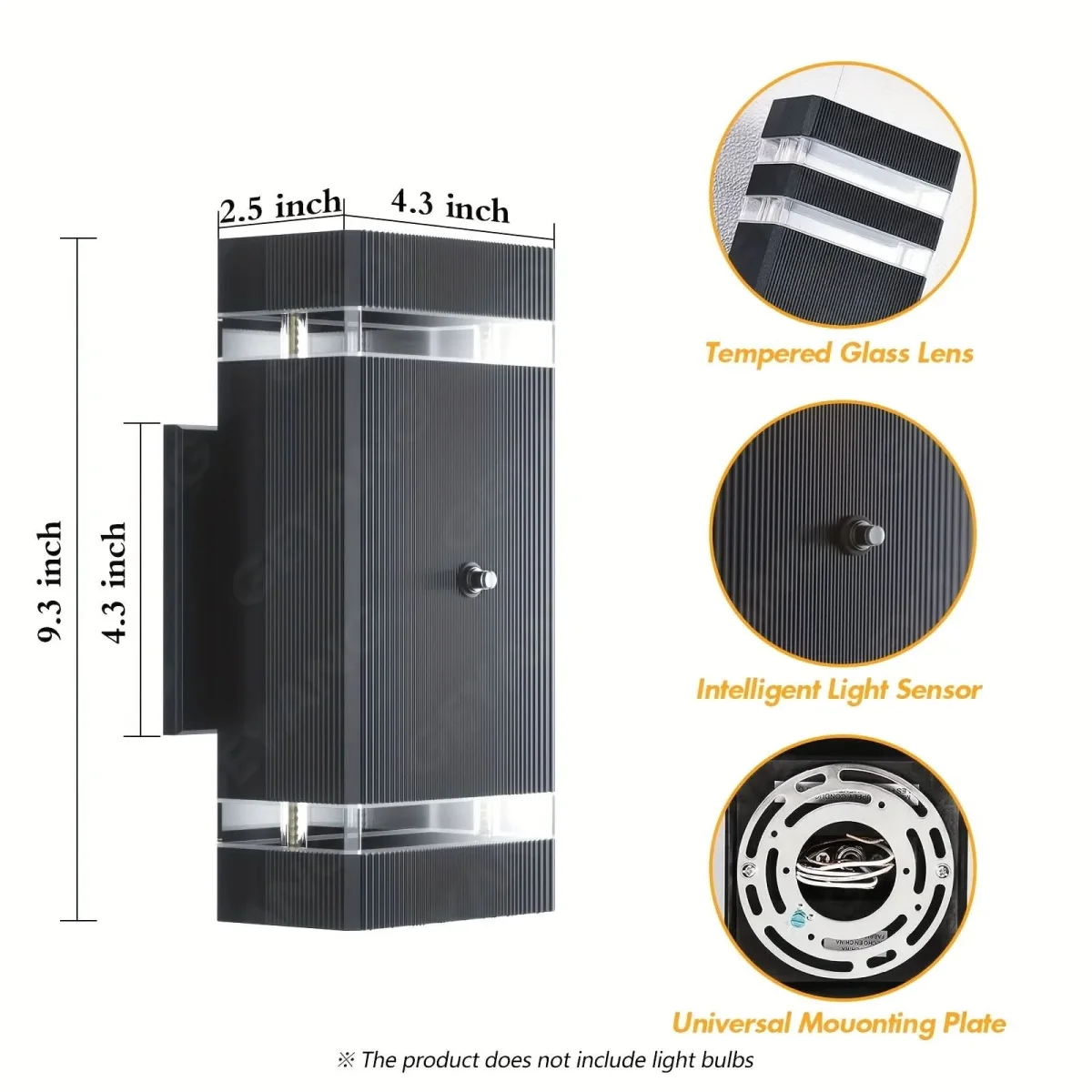 GeyaLuxe - Motion Sensor Outdoor Wall Light - Imagen 6
