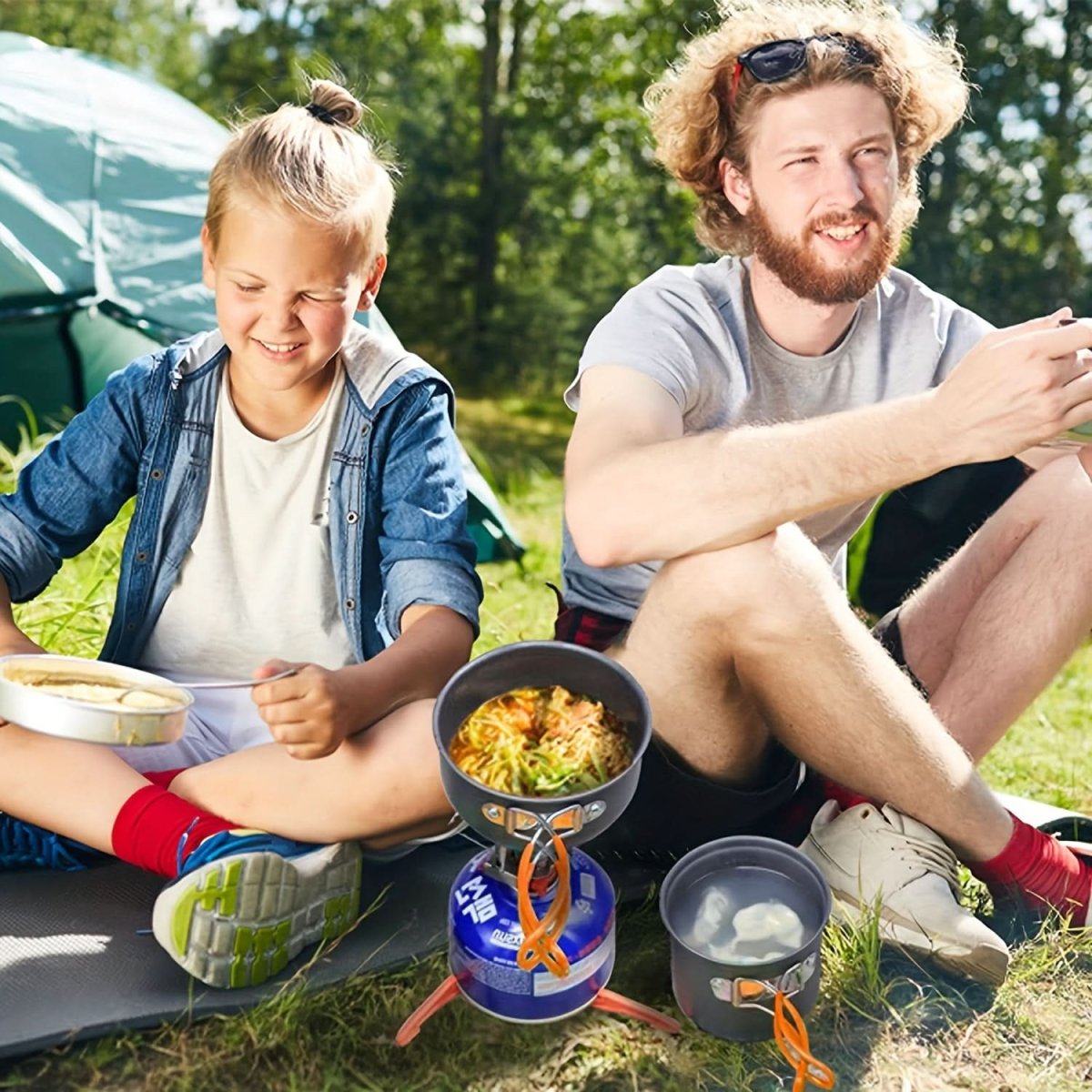 HIKEFLOW – Backpacking Cookware Kit with Fork & Spoon - Imagen 3