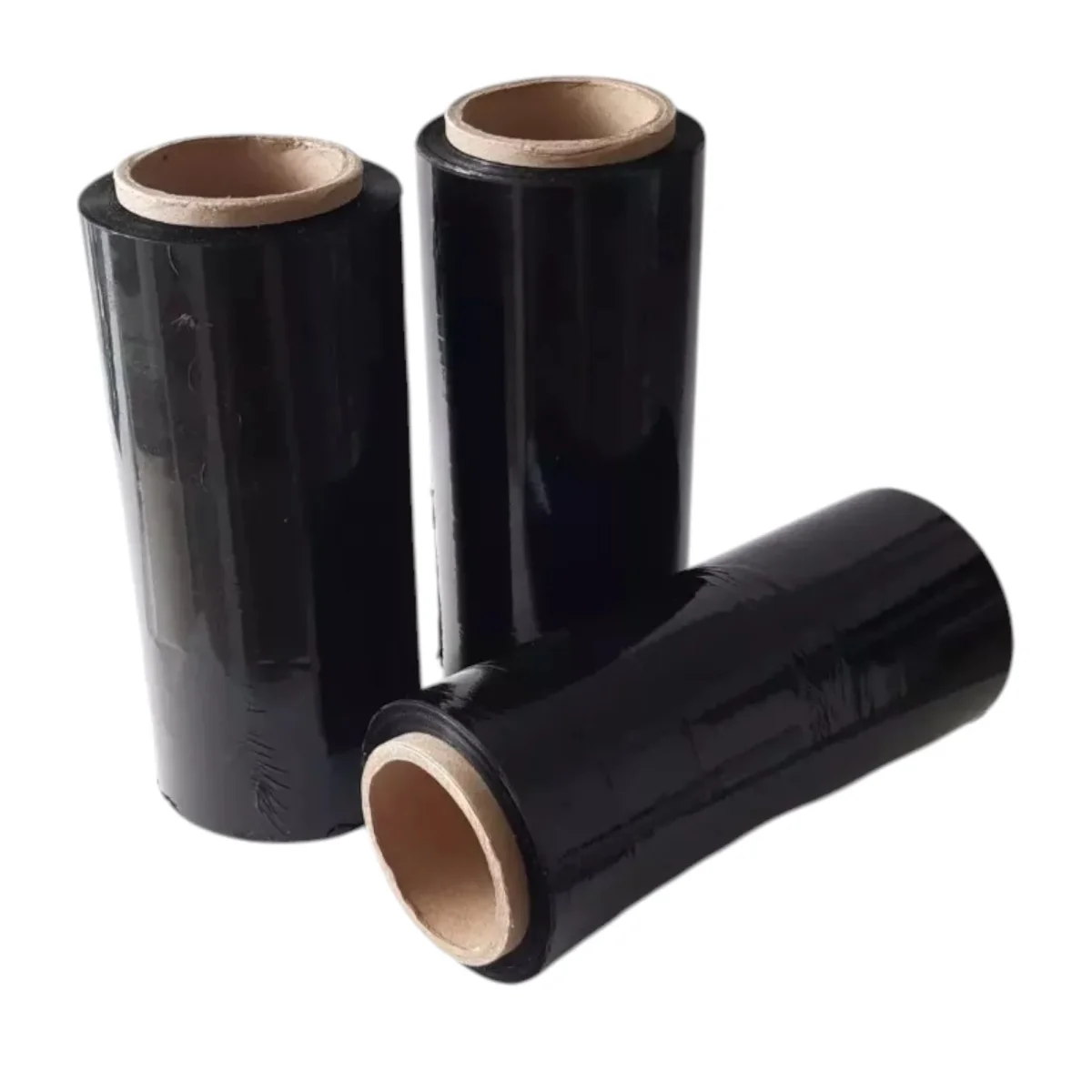 Pack x3 rollos de plástico vinipel strech 30cm x 300mts Negro - Imagen 4