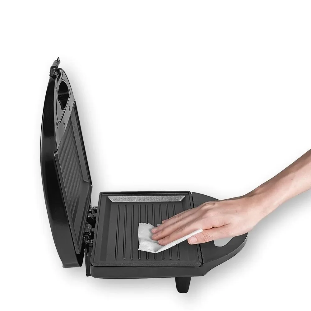 Sanduchera eléctrica tipo panini con parrilla asador Nia - Imagen 7
