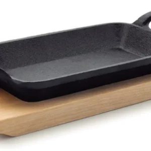 Mini plancha grill lisa rectangular Magma de Lacor