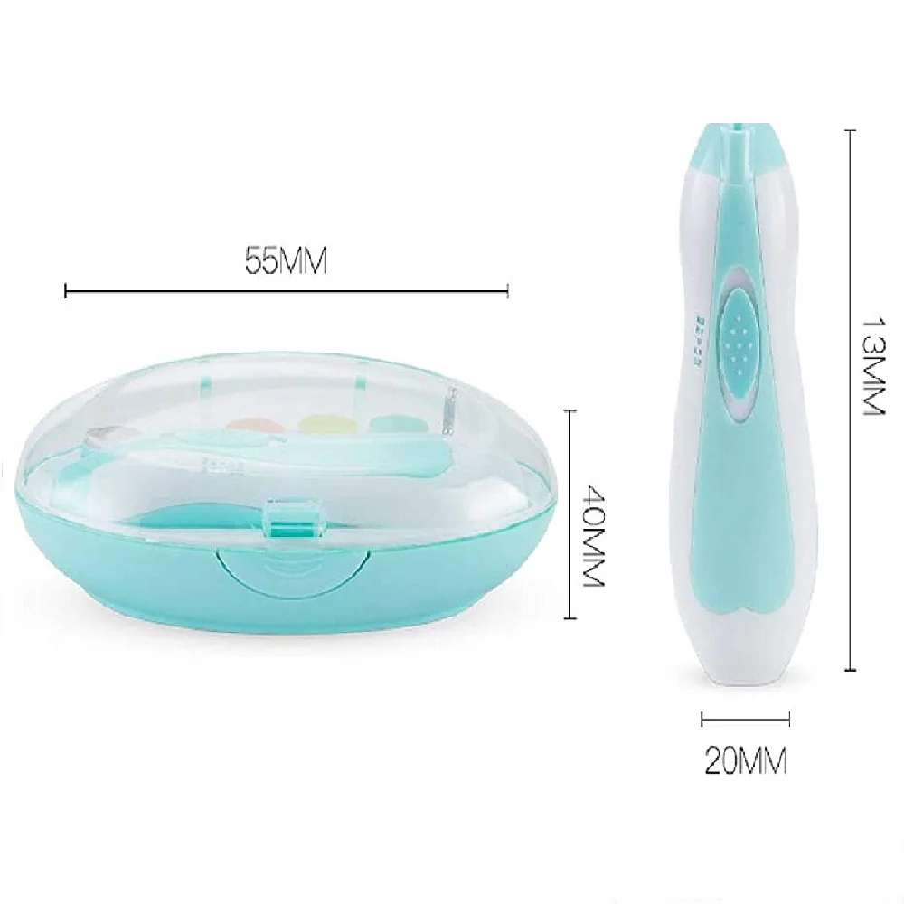 Lima cortaúñas para bebes eléctrica con luz LED - Imagen 7