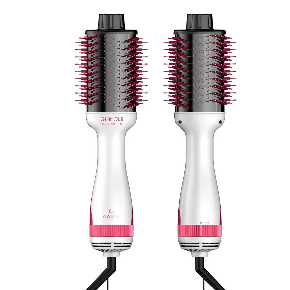 Cepillo Gama Glamour Pink Brush 3D Blanco con Rosado - Imagen 3