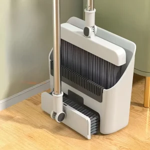 SWEEPFLOW – Compact Broom Dustpan Cleaning Set