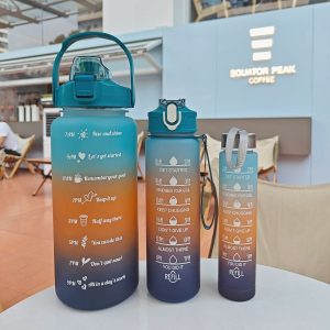 HYDRAGRAD – Gradient Water Bottle with Straw