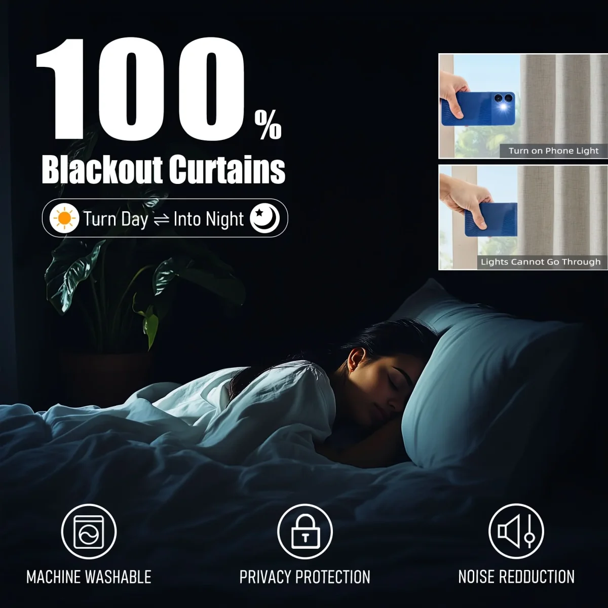 BURLAPLIVA – Blackout Textured Curtains for Elegant Living Rooms - Imagen 9