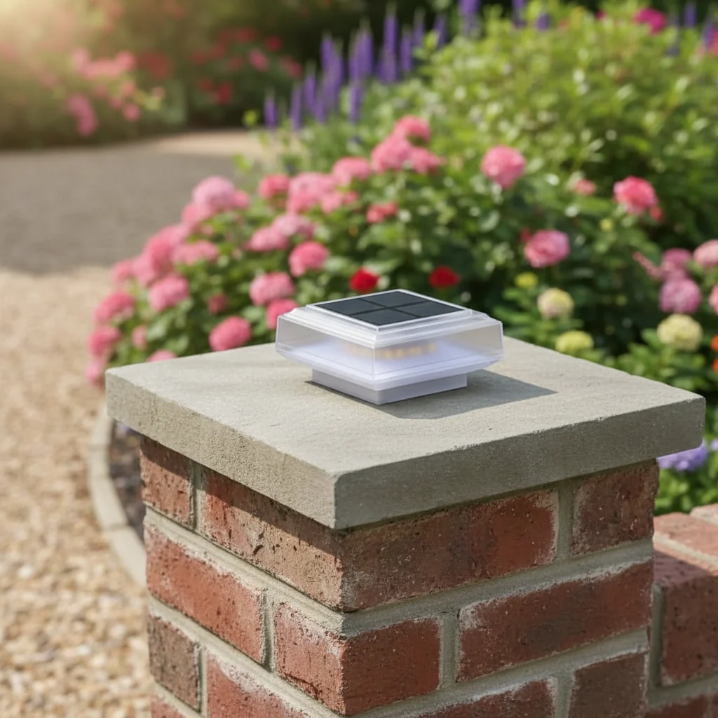 AMBIORA – Solar-Powered Outdoor Pillar Light - Imagen 5