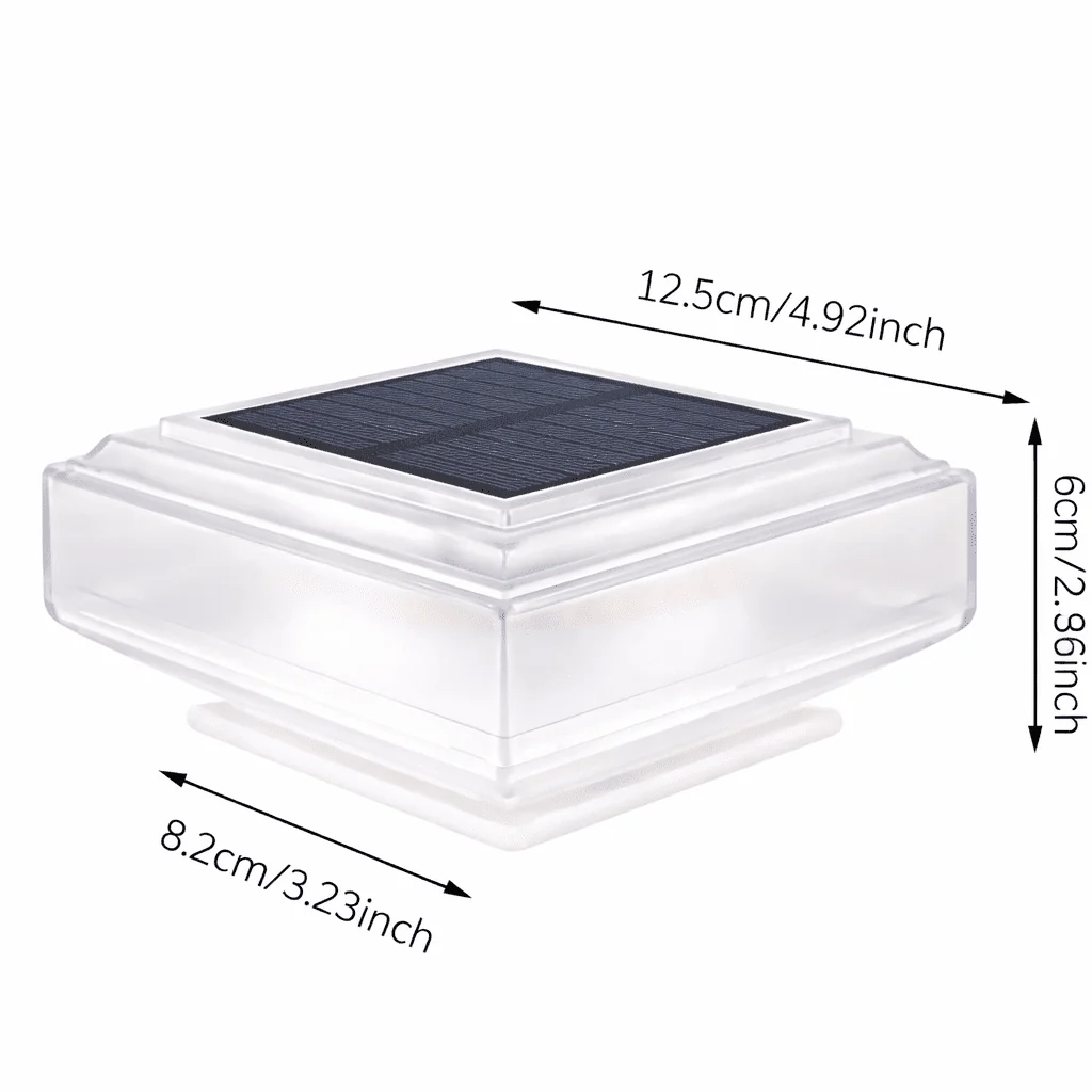 AMBIORA – Solar-Powered Outdoor Pillar Light - Imagen 6