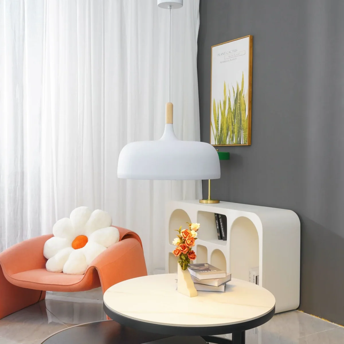 OAKGLEAM – Pendant Light for Soft and Elegant Illumination - Imagen 3