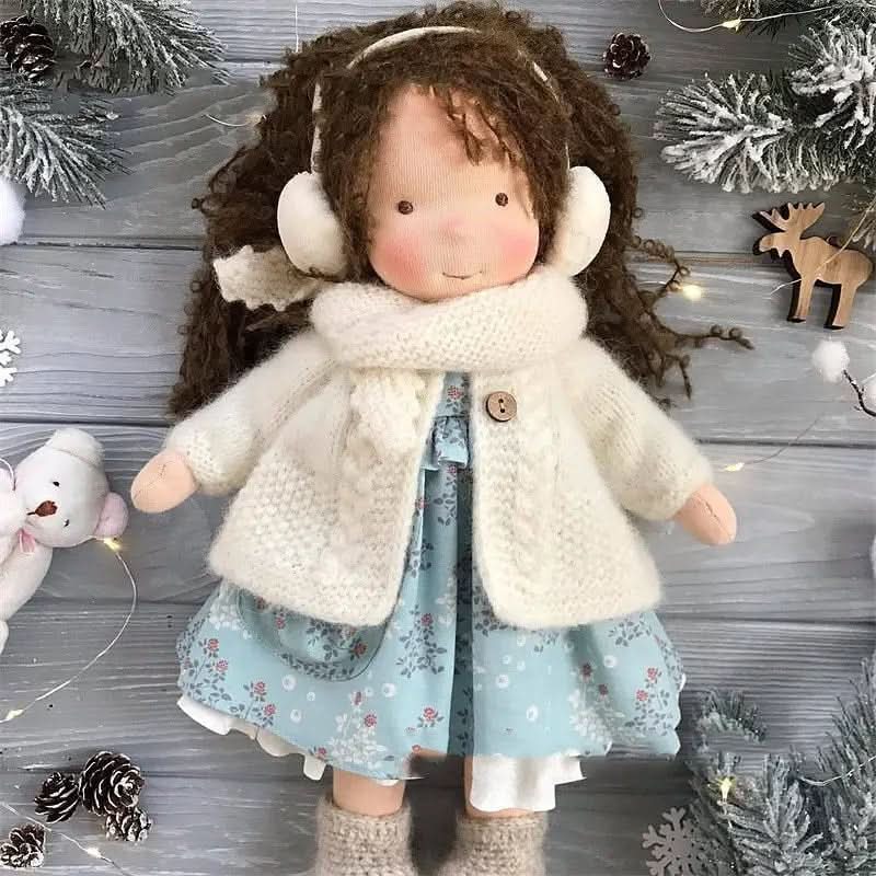 DREAMDOLL – Handmade Waldorf Doll Soft Cotton Kids Toy Set - Imagen 3