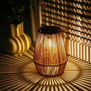 SUNSCULPT – Handmade Solar Lantern with Waterproof Protection