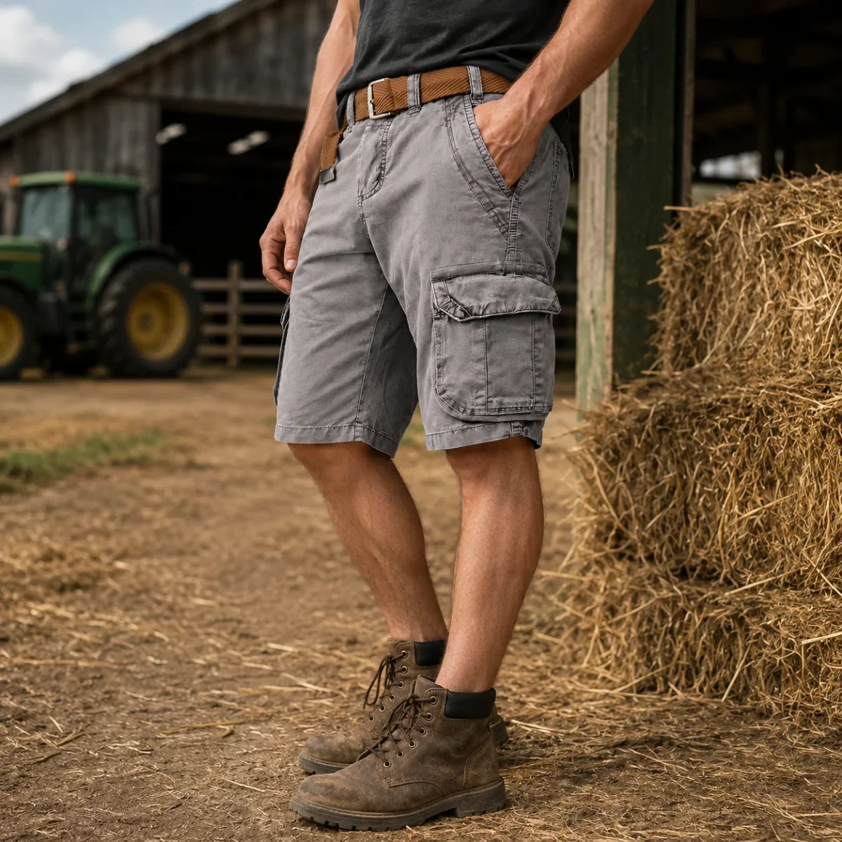 RUGGAREX – Men Cargo Shorts Lightweight Multi Pocket Casual Wear - Imagen 6