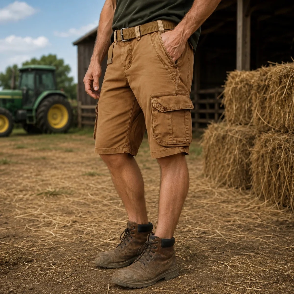 RUGGAREX – Men Cargo Shorts Lightweight Multi Pocket Casual Wear - Imagen 5