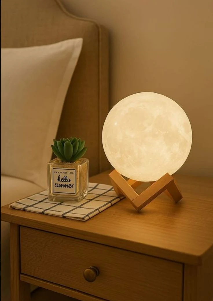 Lámpara luz de luna con base - Imagen 3