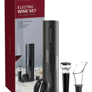 Destapador de Vinos De Aire Set 4 en 1 Accesorios Acero Inoxidable