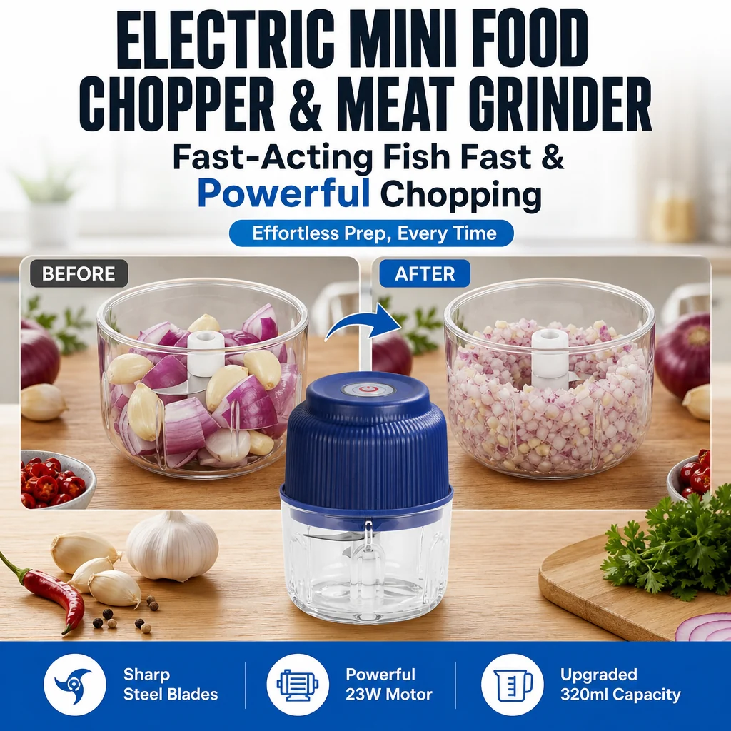KITCHENWHIZ – Compact Chopper for Quick Everyday Preparation - Imagen 3