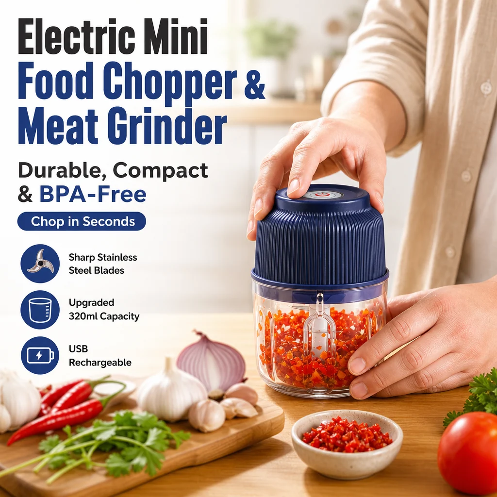 KITCHENWHIZ – Compact Chopper for Quick Everyday Preparation - Imagen 4