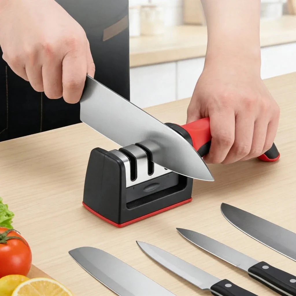 EDGENEST – Durable Kitchen Sharpener for Sharp & Smooth Blades - Imagen 3
