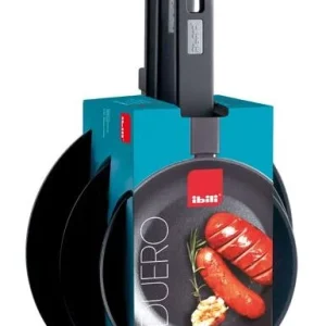 IBILI set de sartenes DUERO aluminio forjado 18+22+26 cm