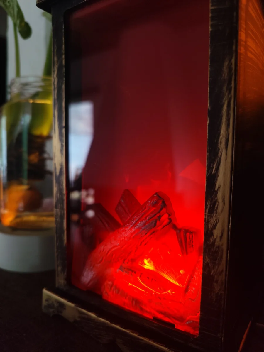 Lámpara farol que simula llamas - Imagen 3