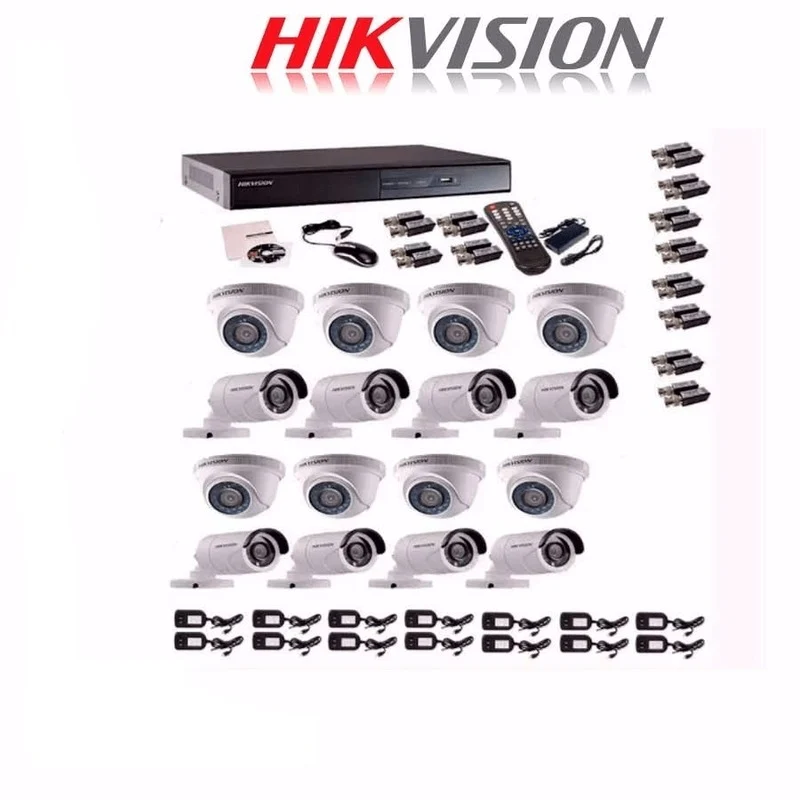 Kit de 16 cámaras marca hikvision, perfecto para tu hogar o negocio. - Imagen 4